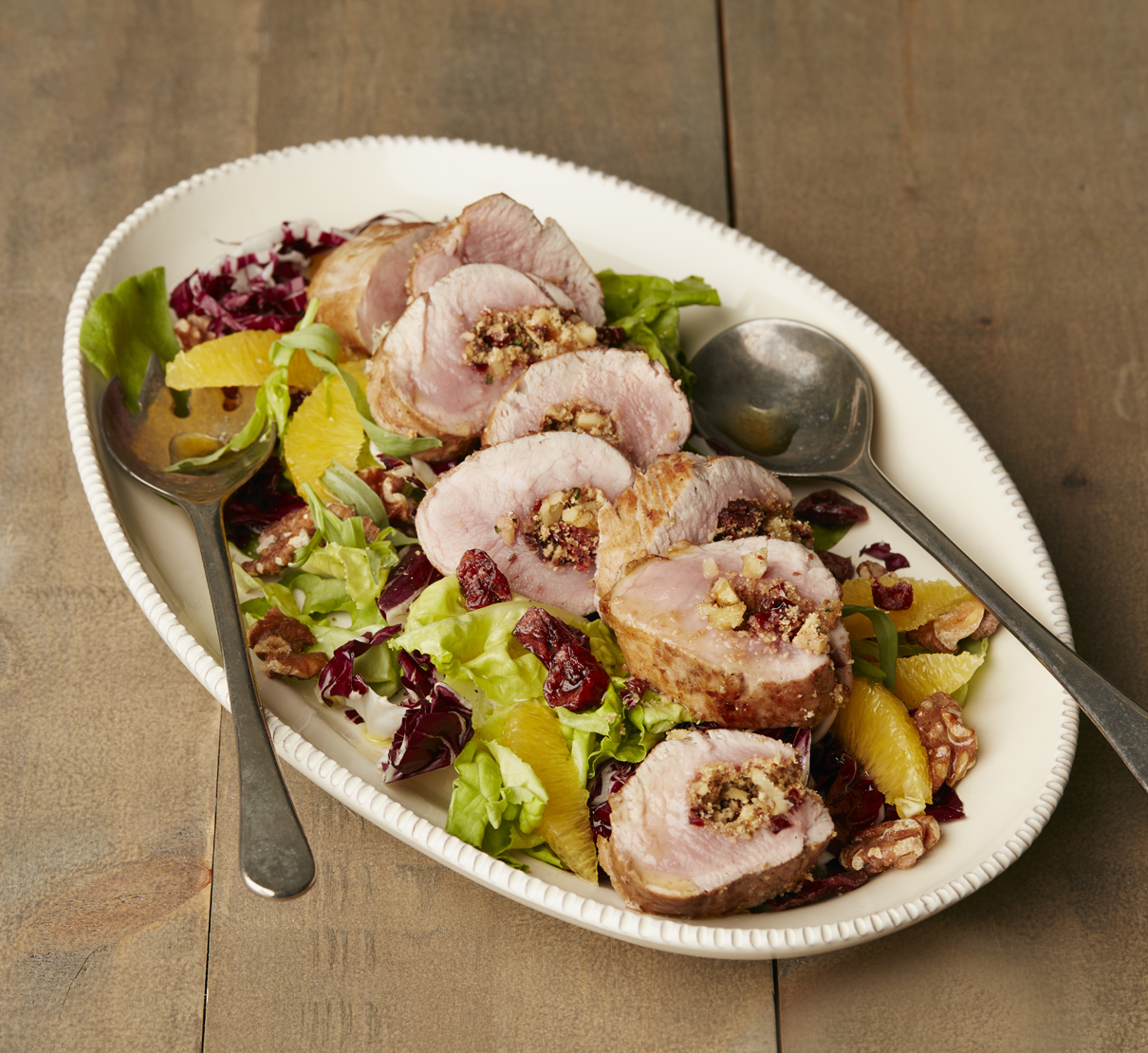 Filets de porc farcis aux canneberges