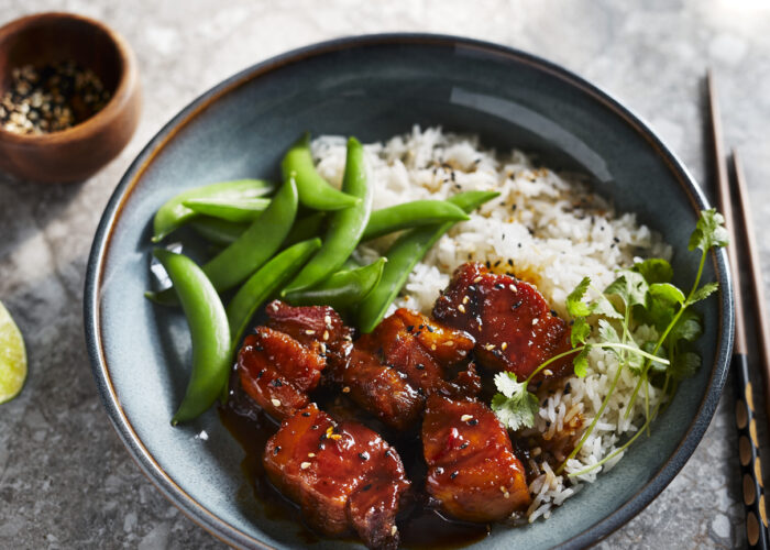 Échine de porc grillée sauce asiatique - Le porc du Québec